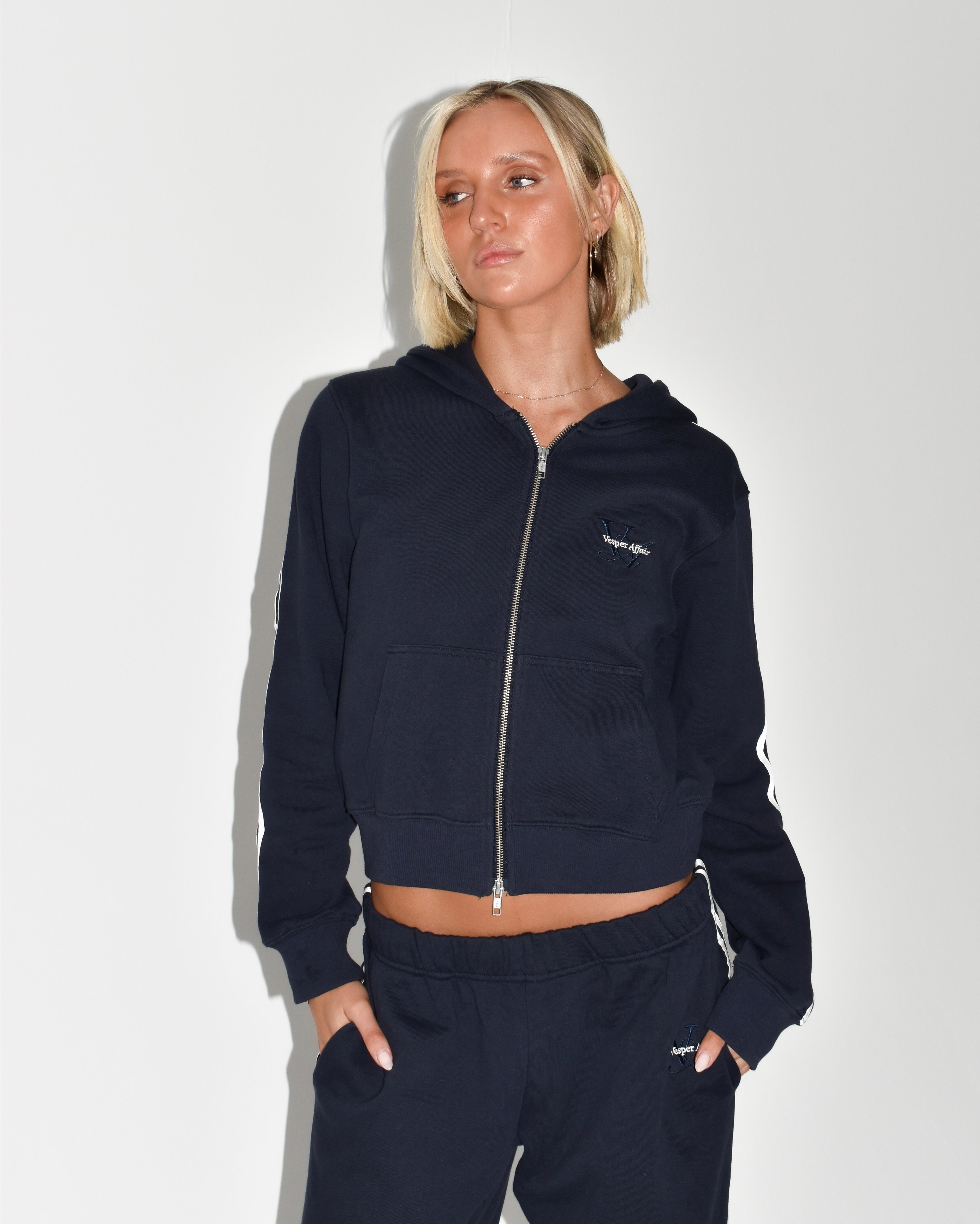 The Everyday Zip Up Hoodie in Royale