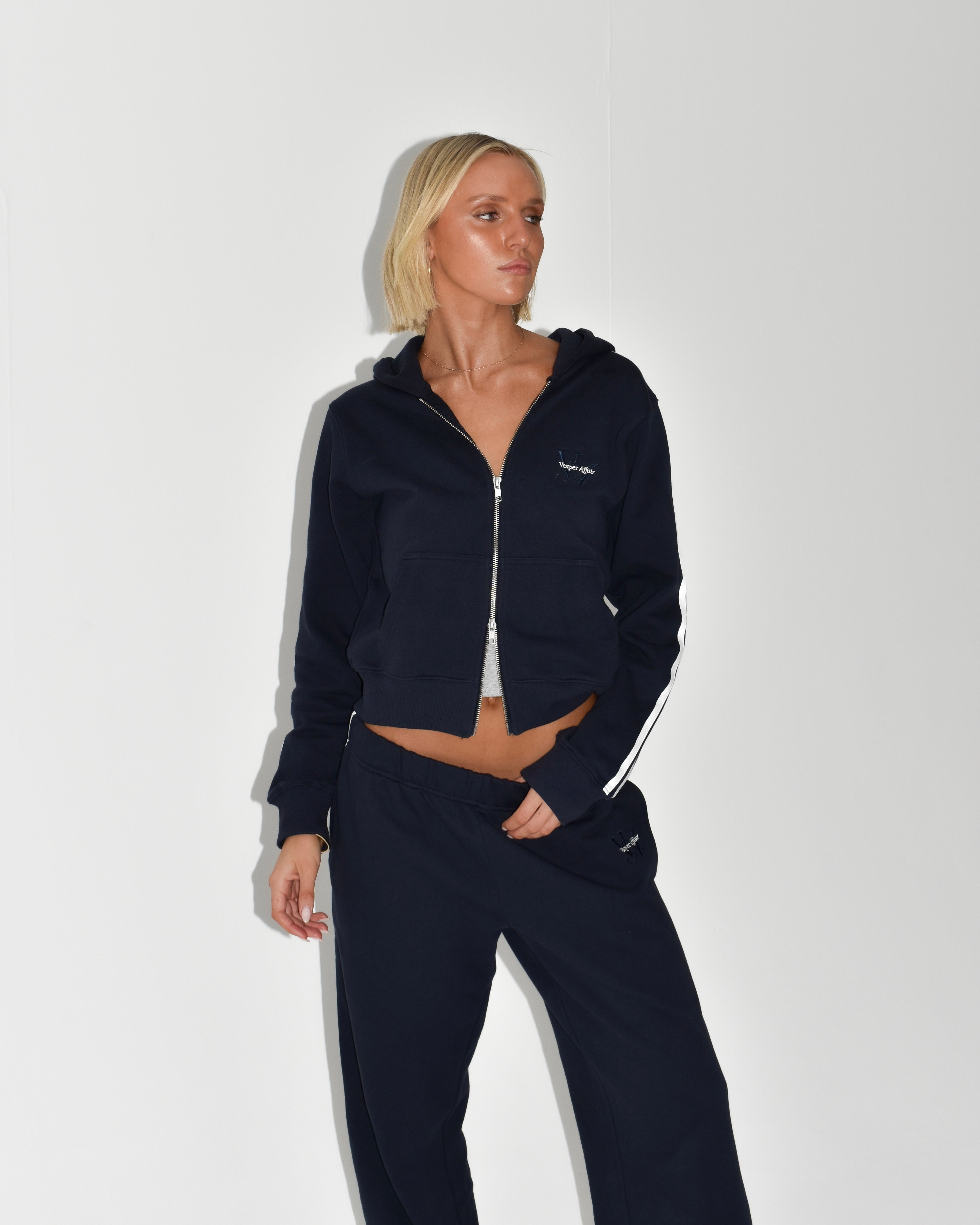 The Everyday Zip Up Hoodie in Royale