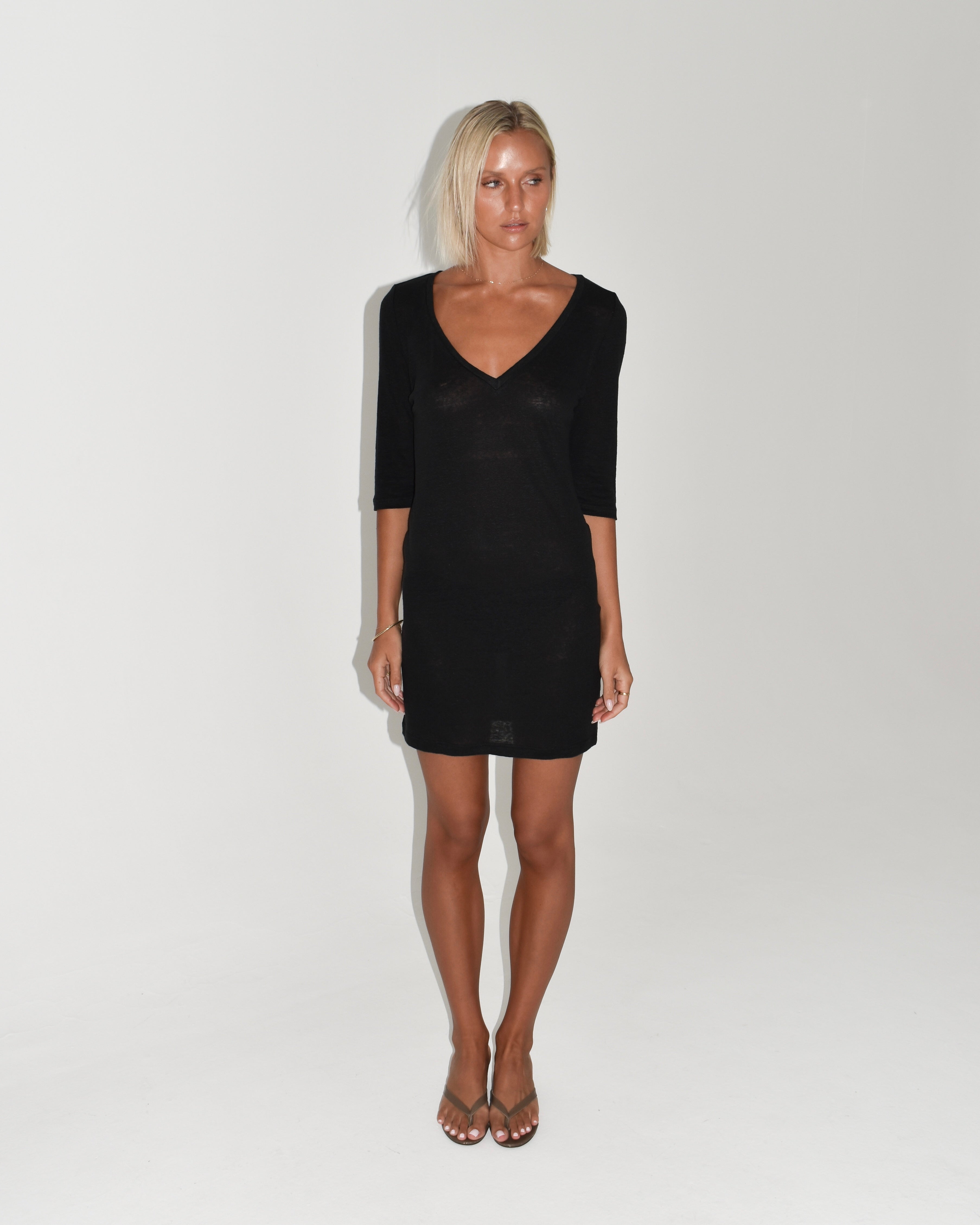 The Signature Mini Dress in Black