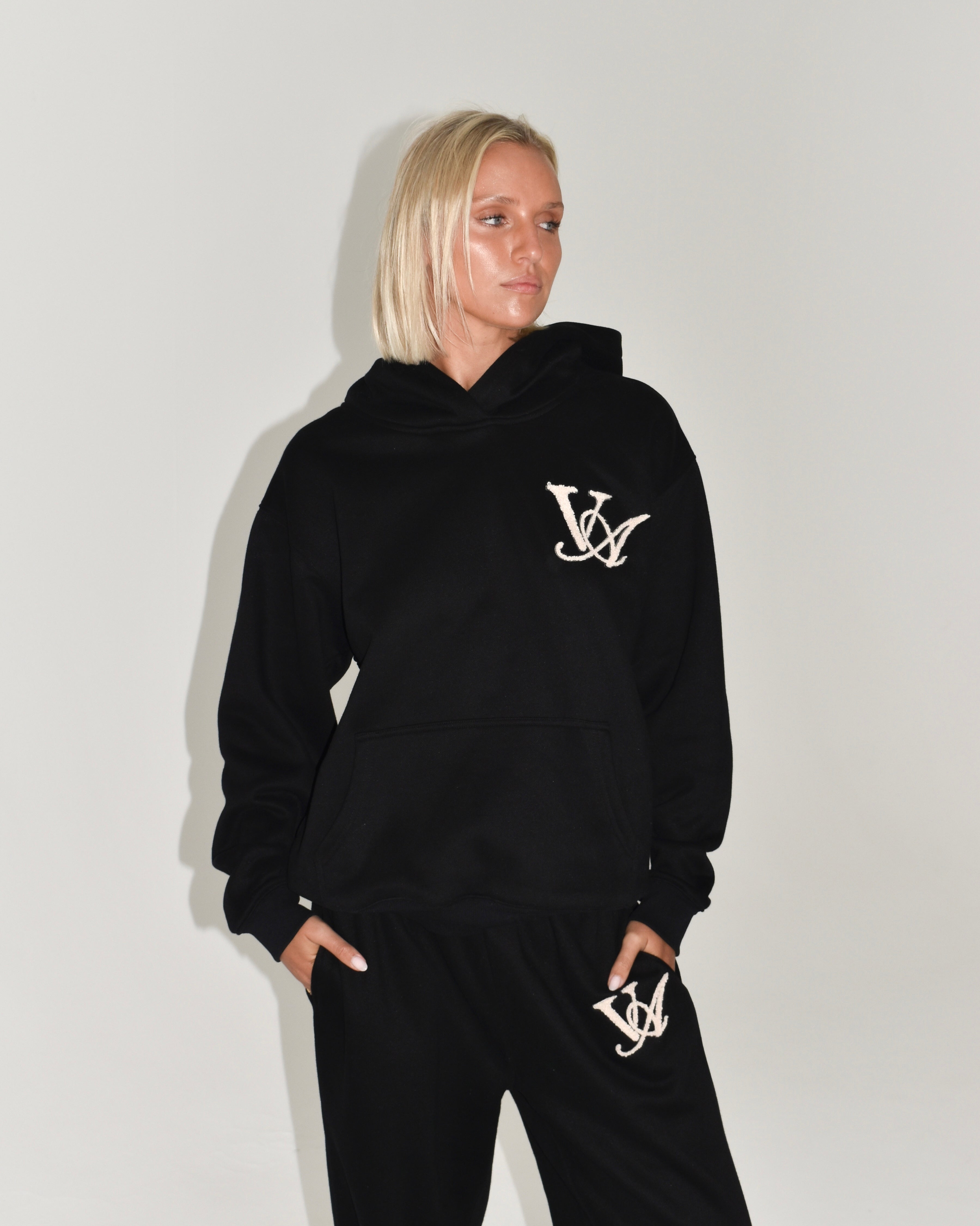 The Classic Hoodie in Obsidian (Fleece)