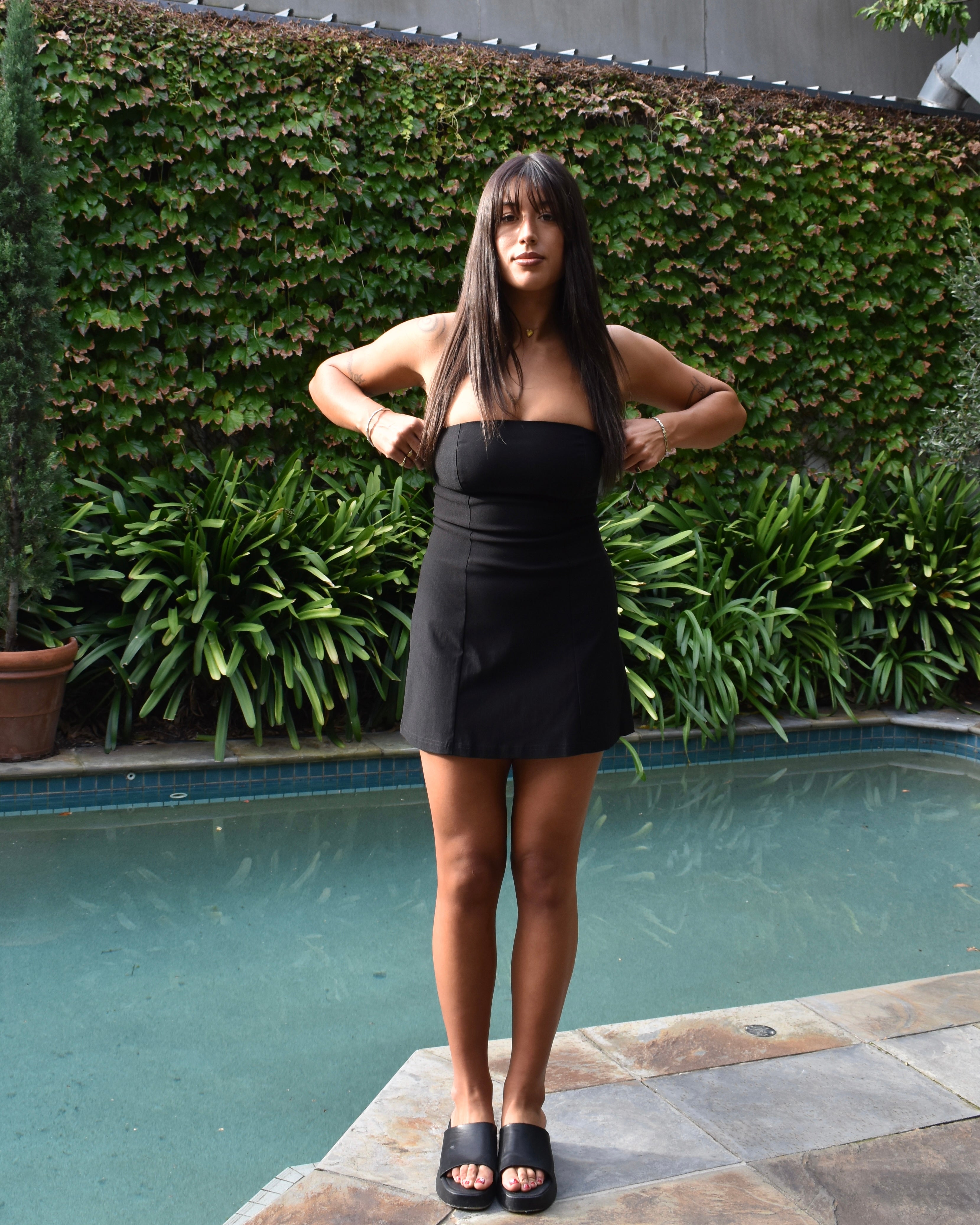 The Drive Day Dress in Black