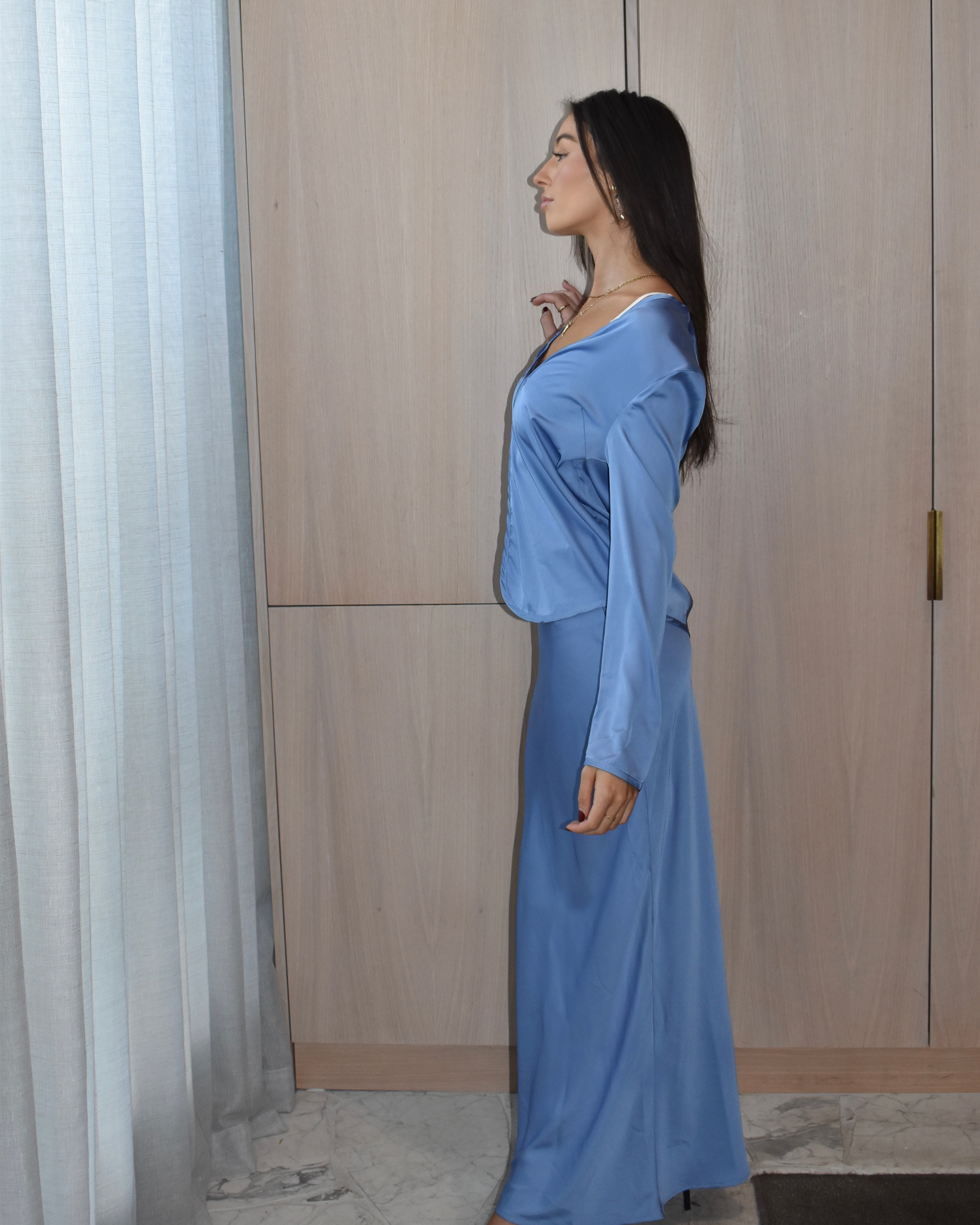 The Blue Dreams Clasp Top