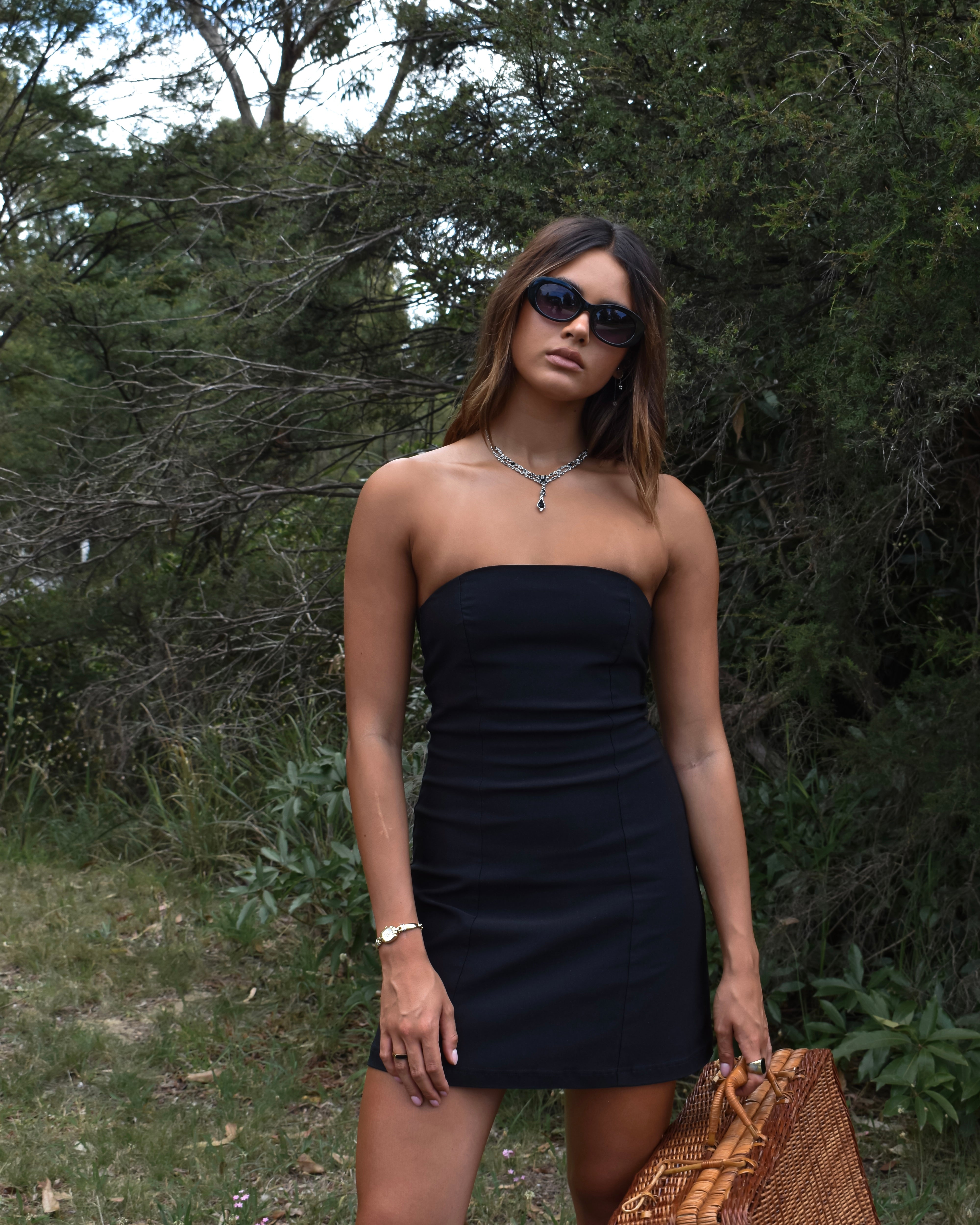 The Drive Day Dress in Black