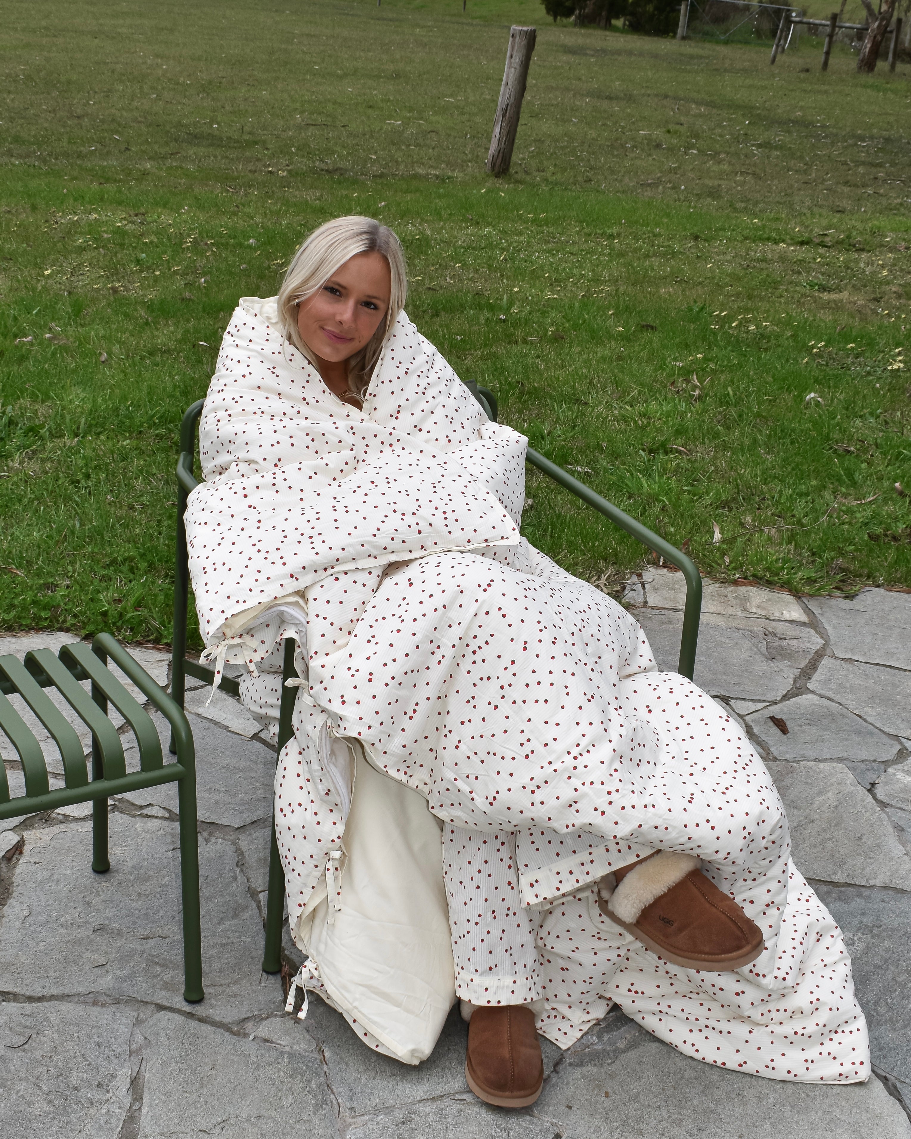 The Strawberry Quilt Cover