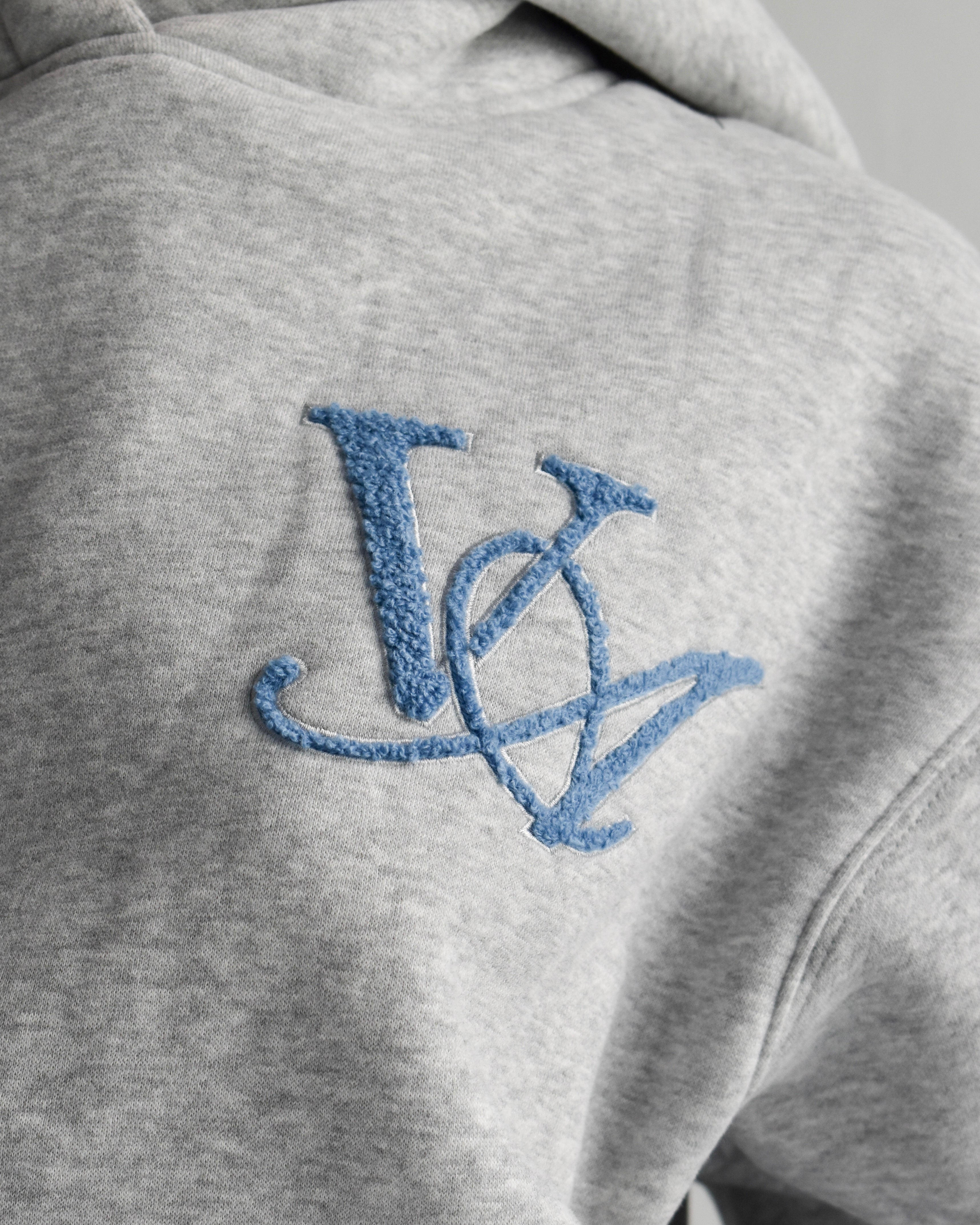 The Classic Hoodie in Grey Marle (Fleece)