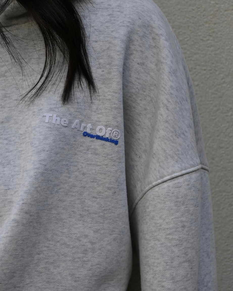 The Art Of Hoodie in Grey Marle