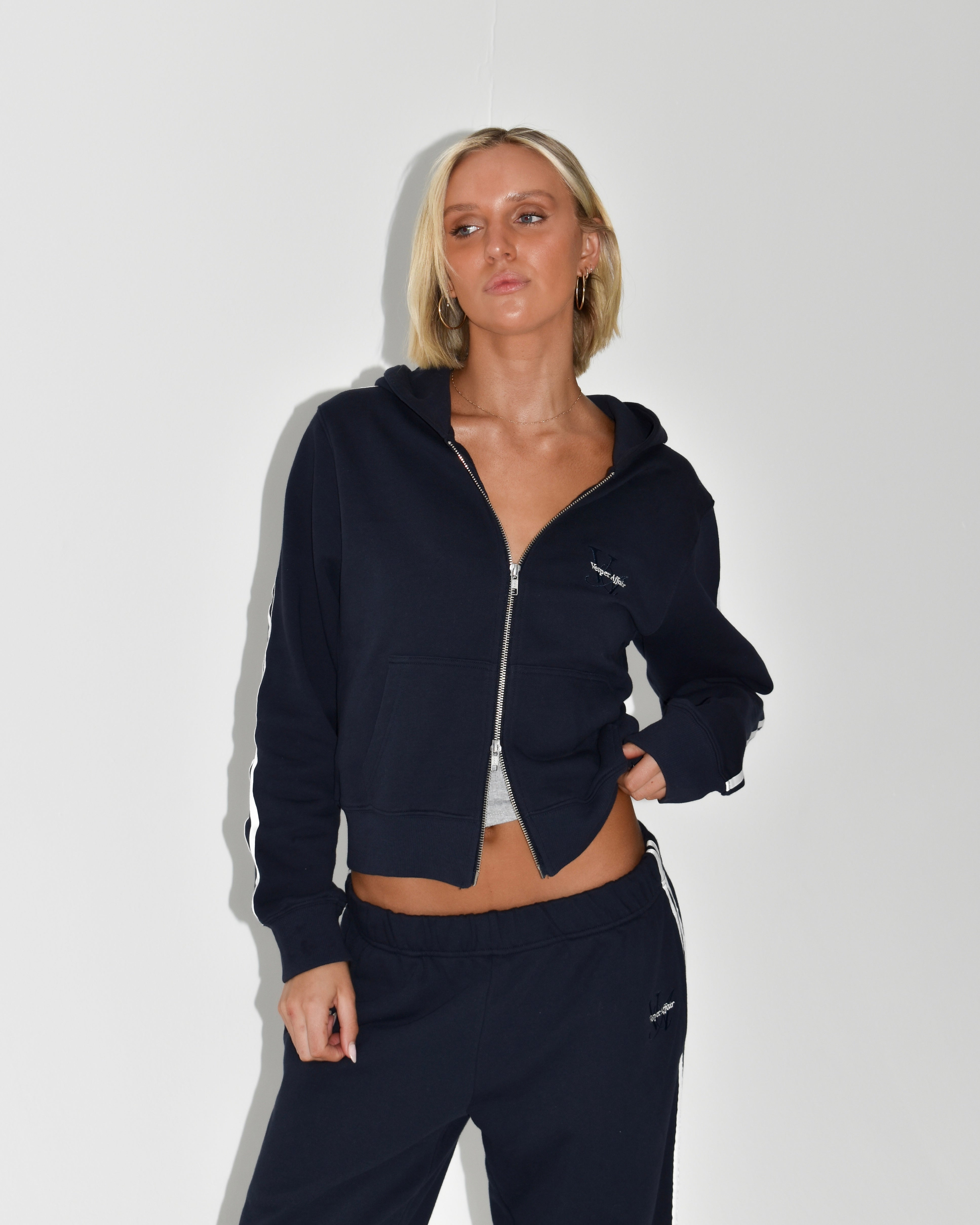The Everyday Zip Up Hoodie in Royale