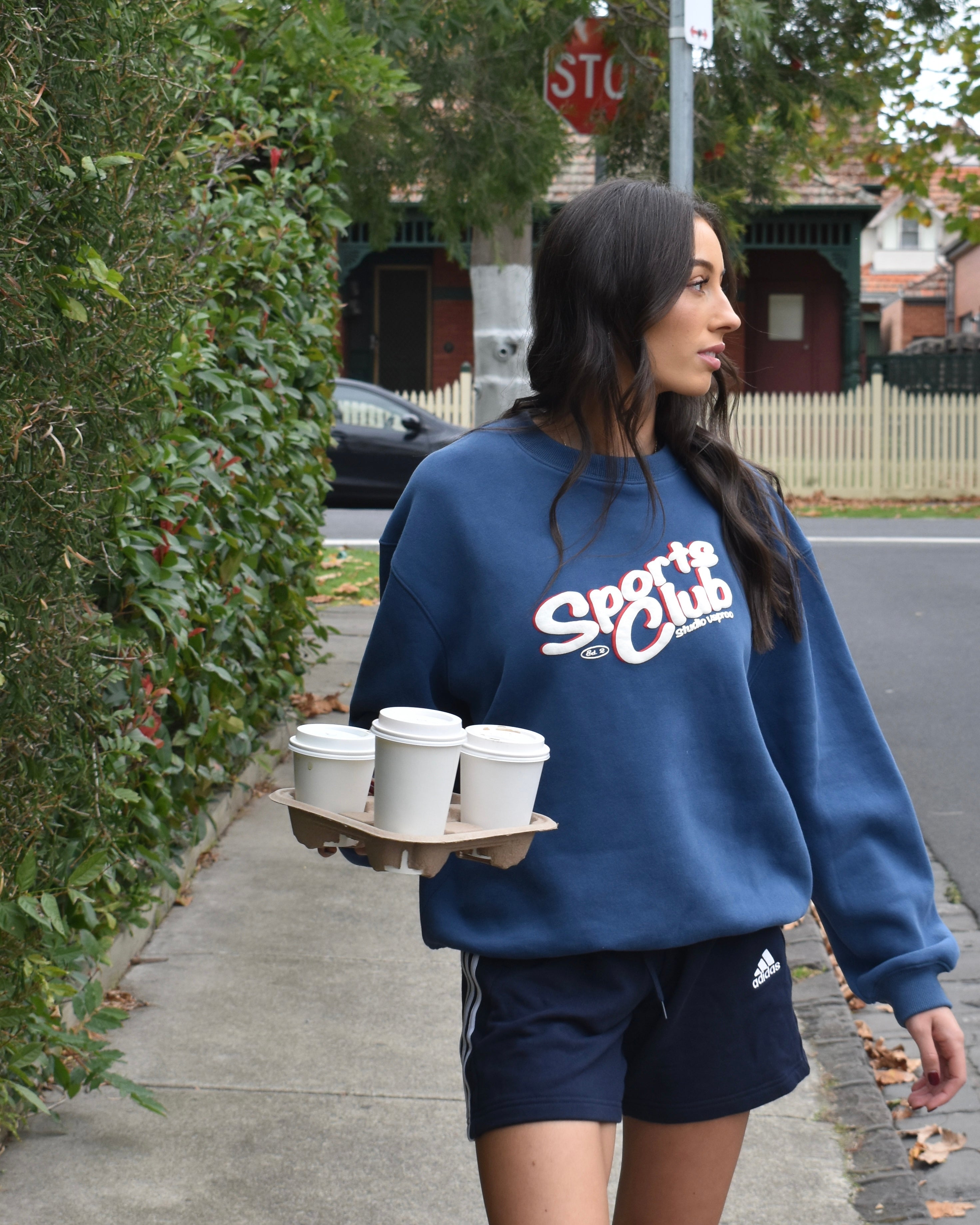 The Sports Club Edition 2 Crewneck in Navy Blue