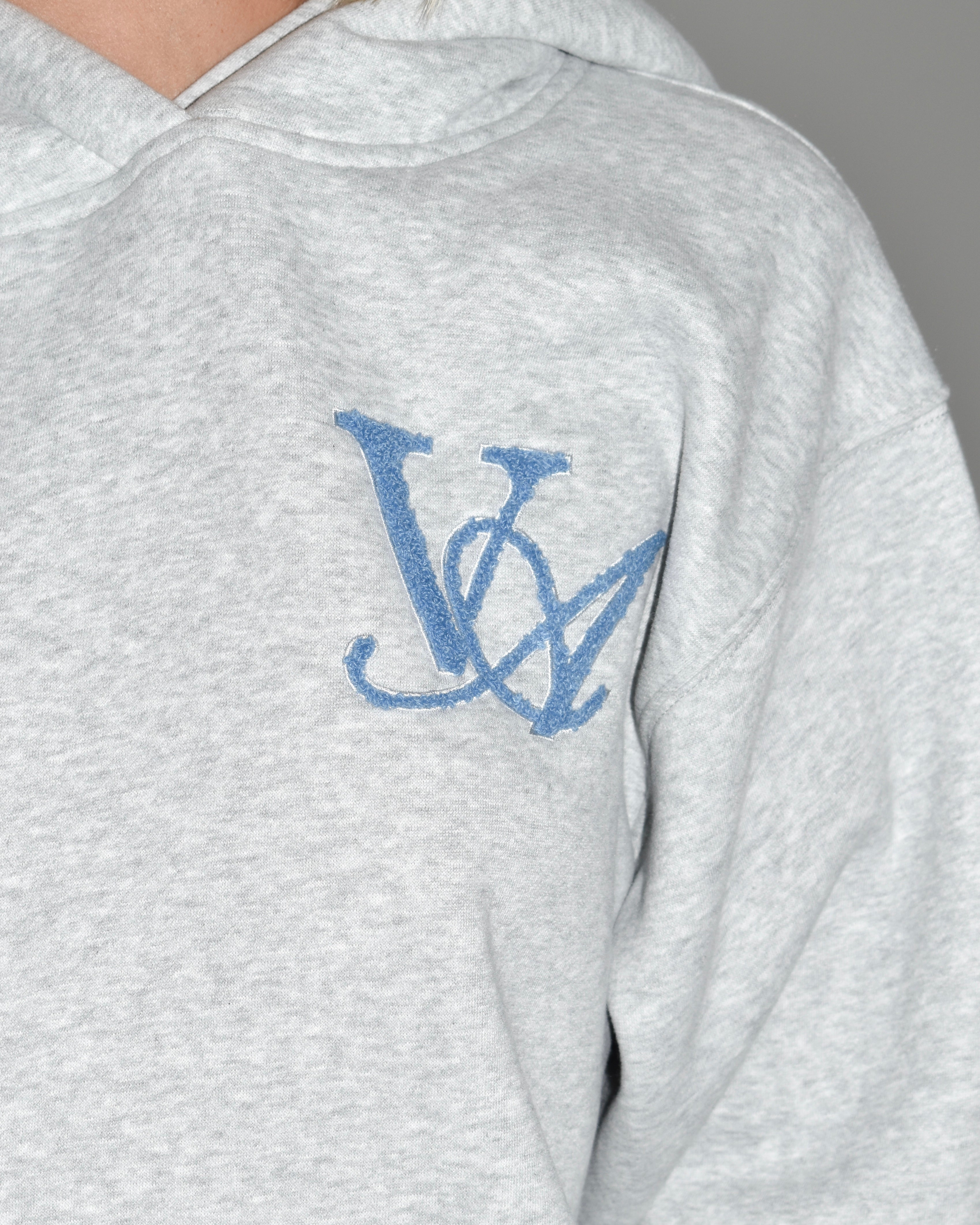 The Classic Hoodie in Grey Marle (Fleece)