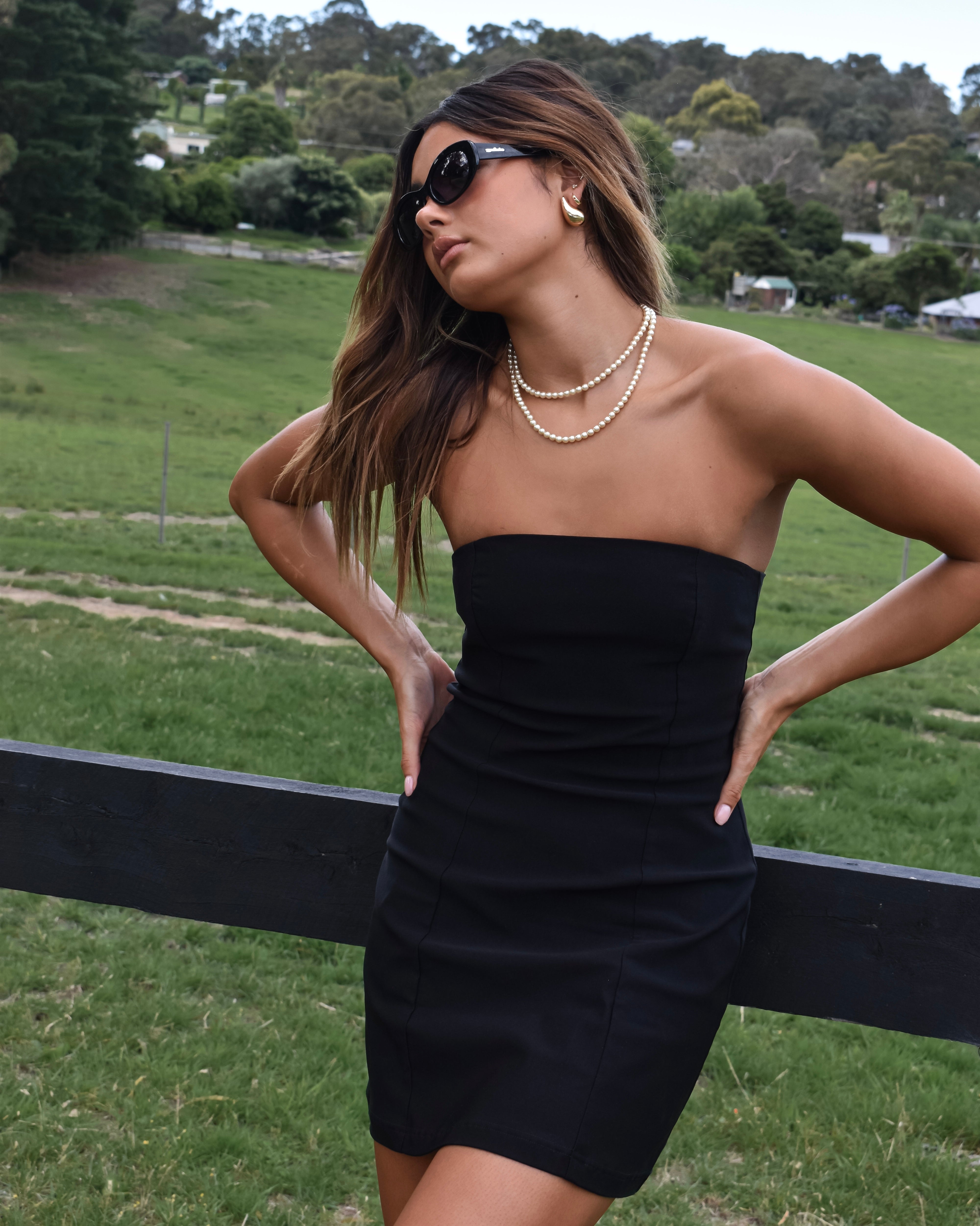The Drive Day Dress in Black
