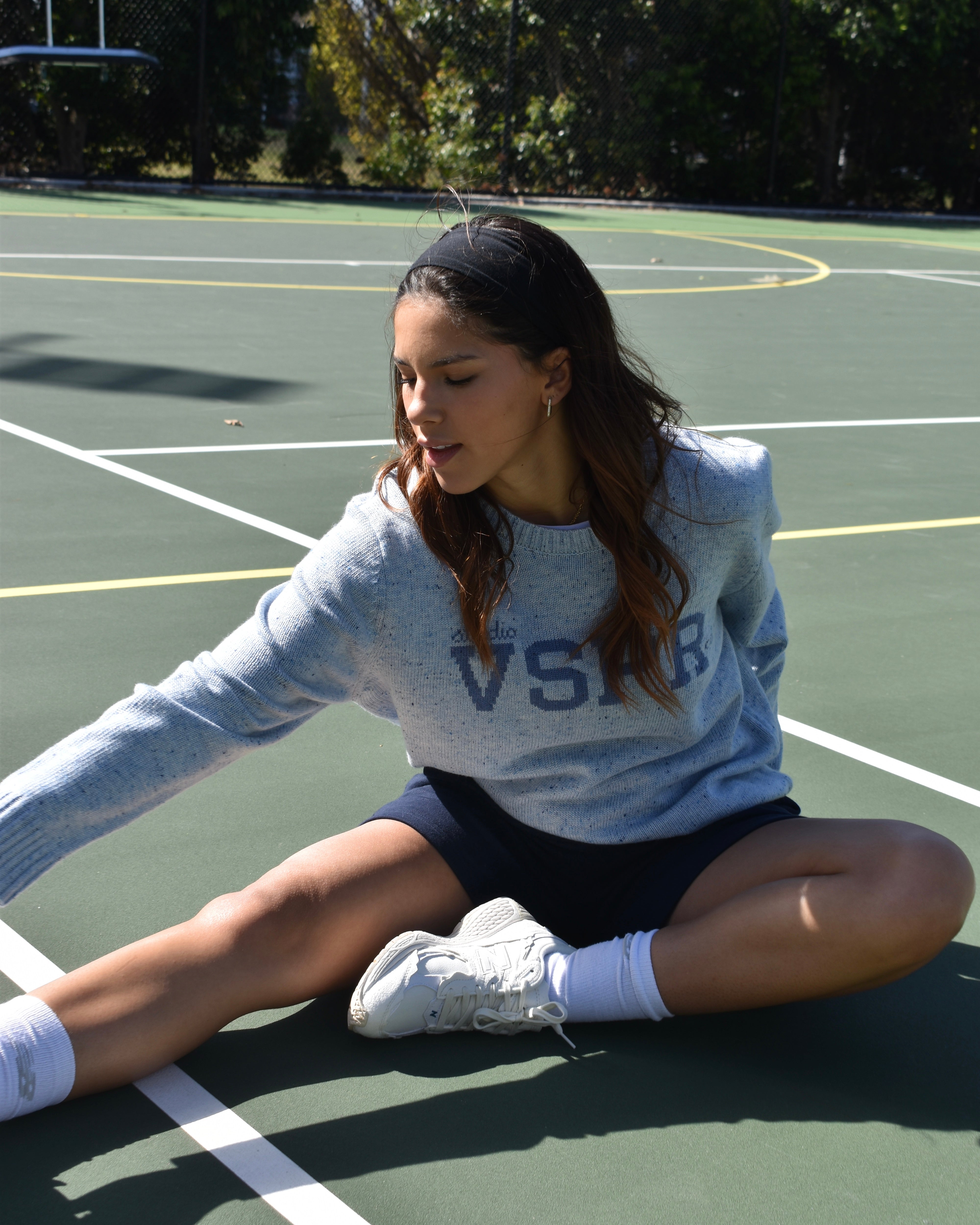 The Baby Blue College Knit
