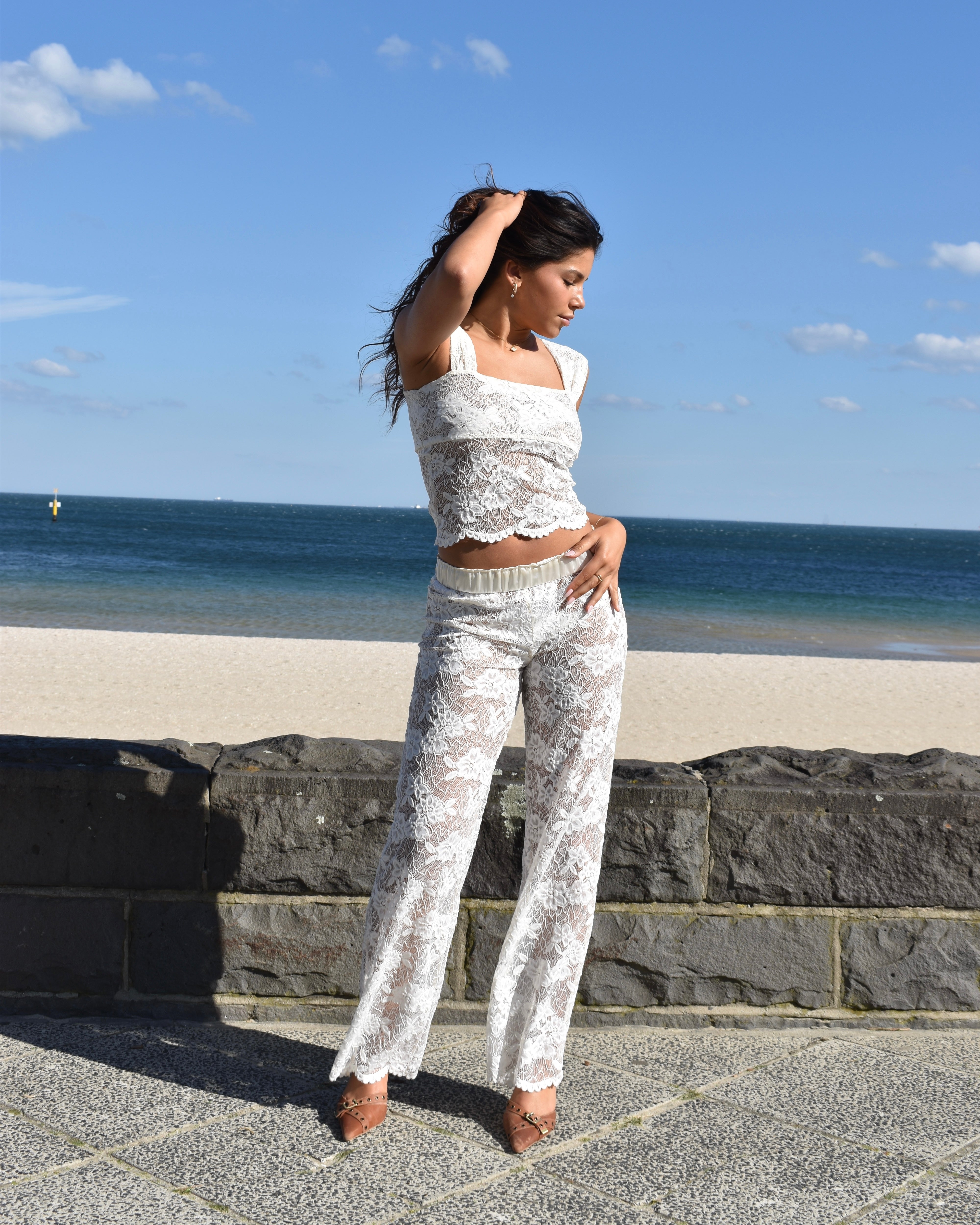 The Ivy Pant in Ivory