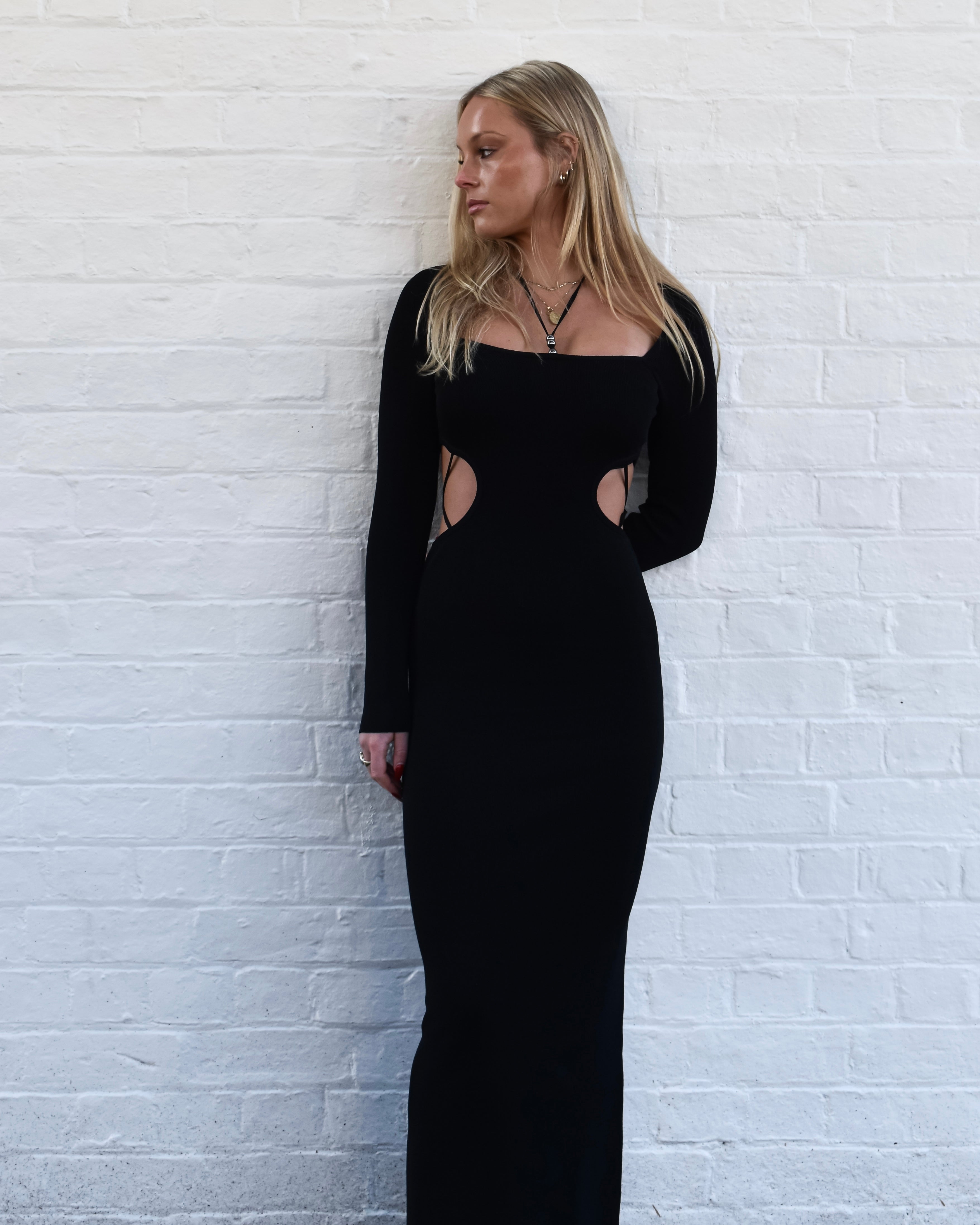 The Carmel Dress in Onyx