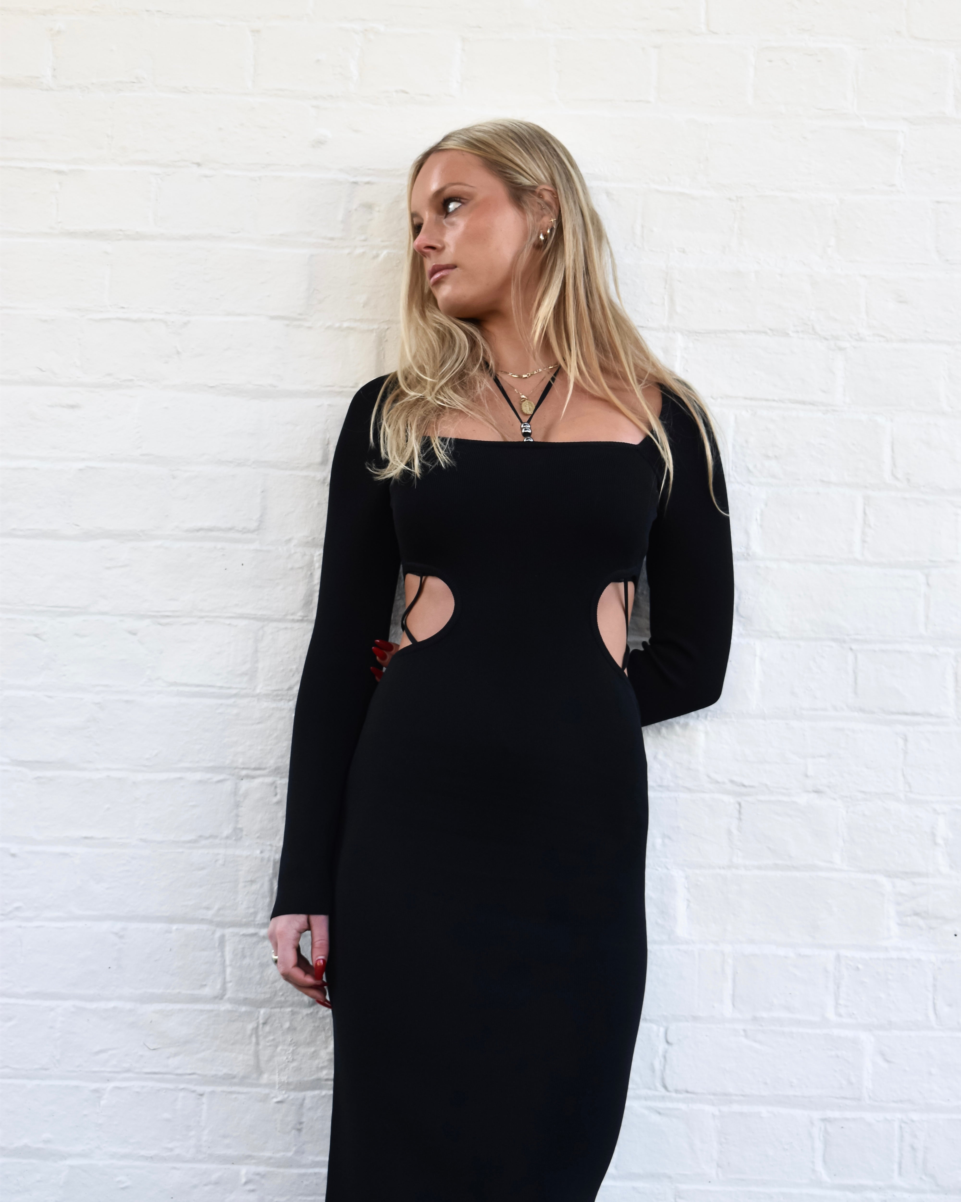 The Carmel Dress in Onyx