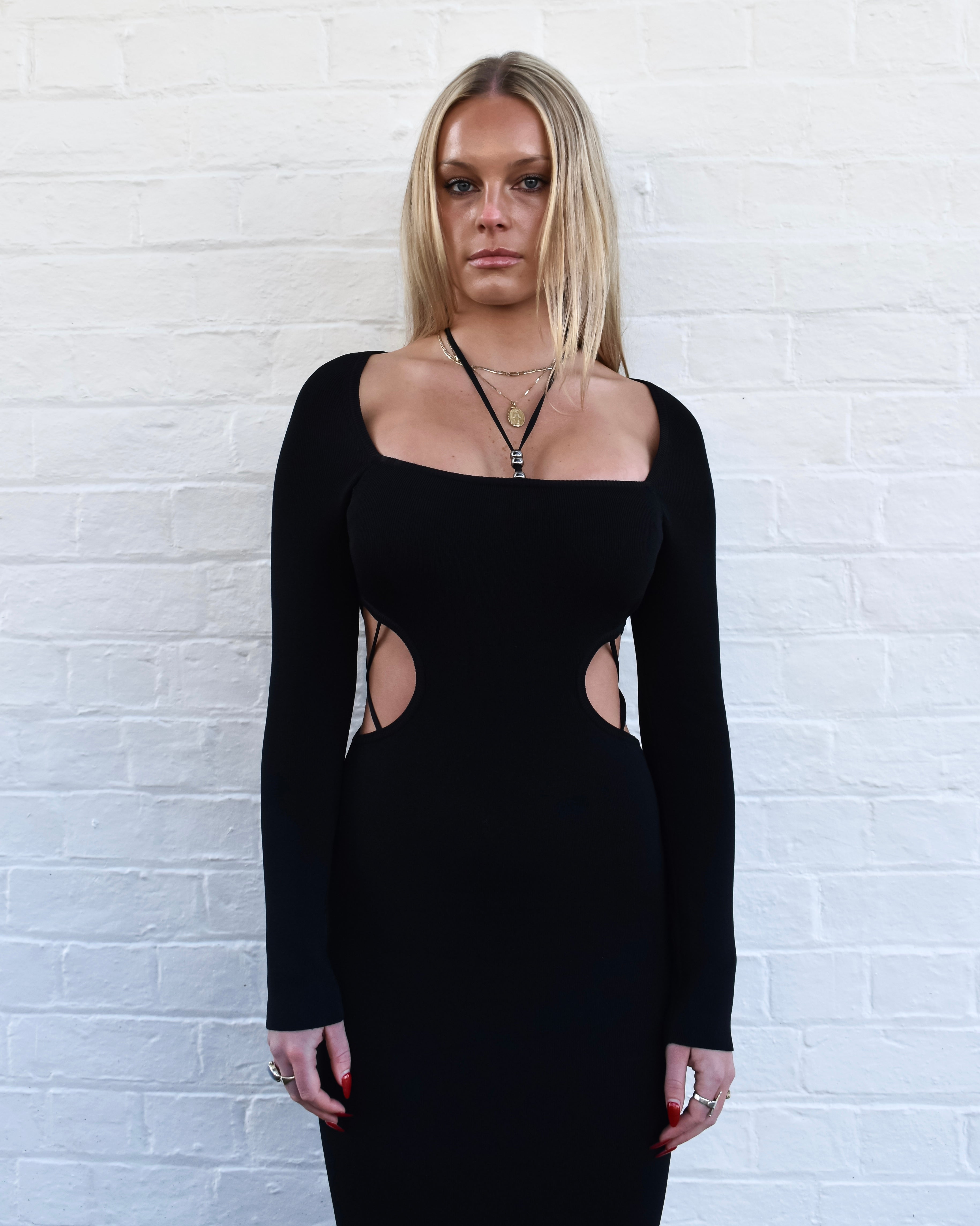 The Carmel Dress in Onyx