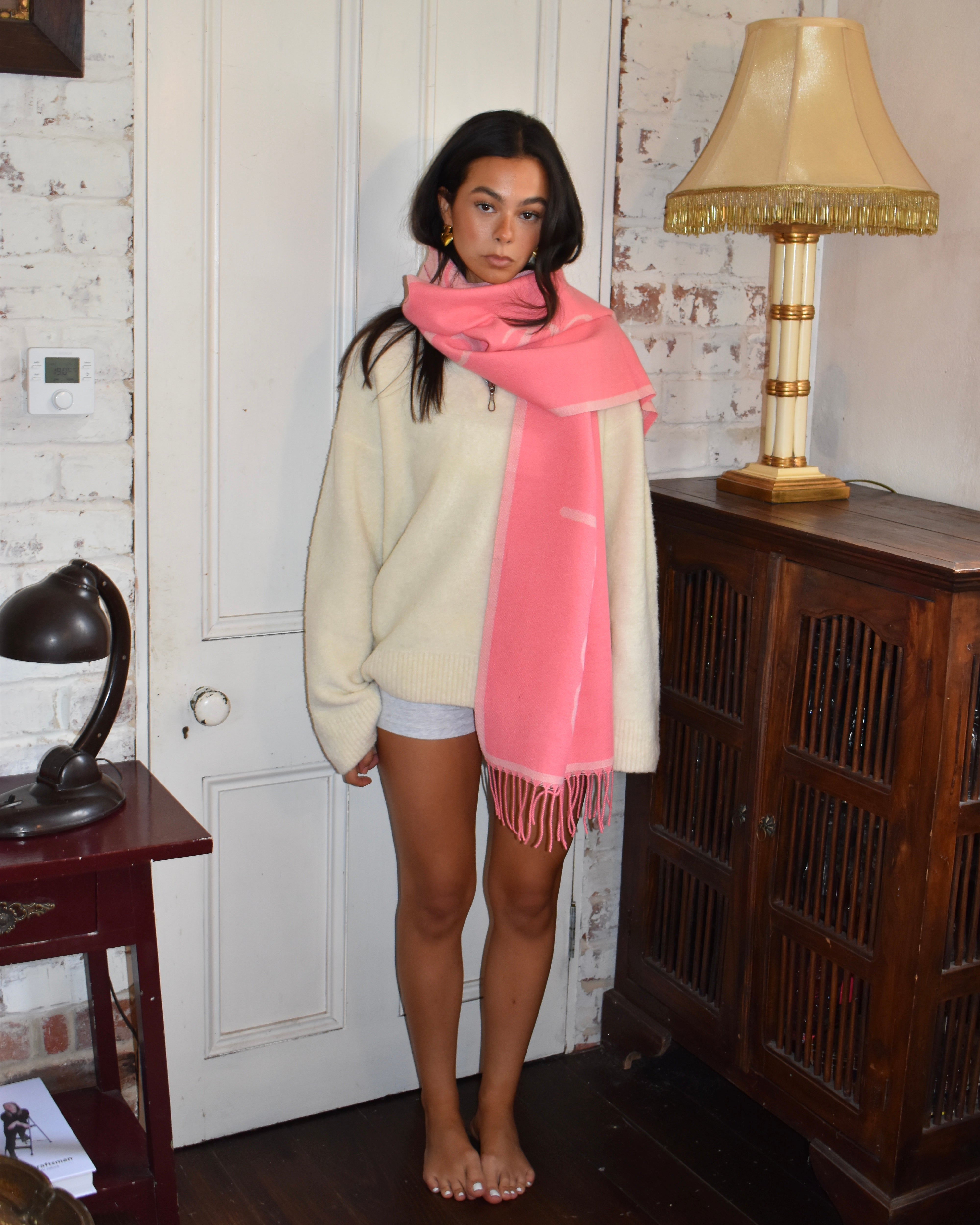The VSPRCO Scarf in Pink