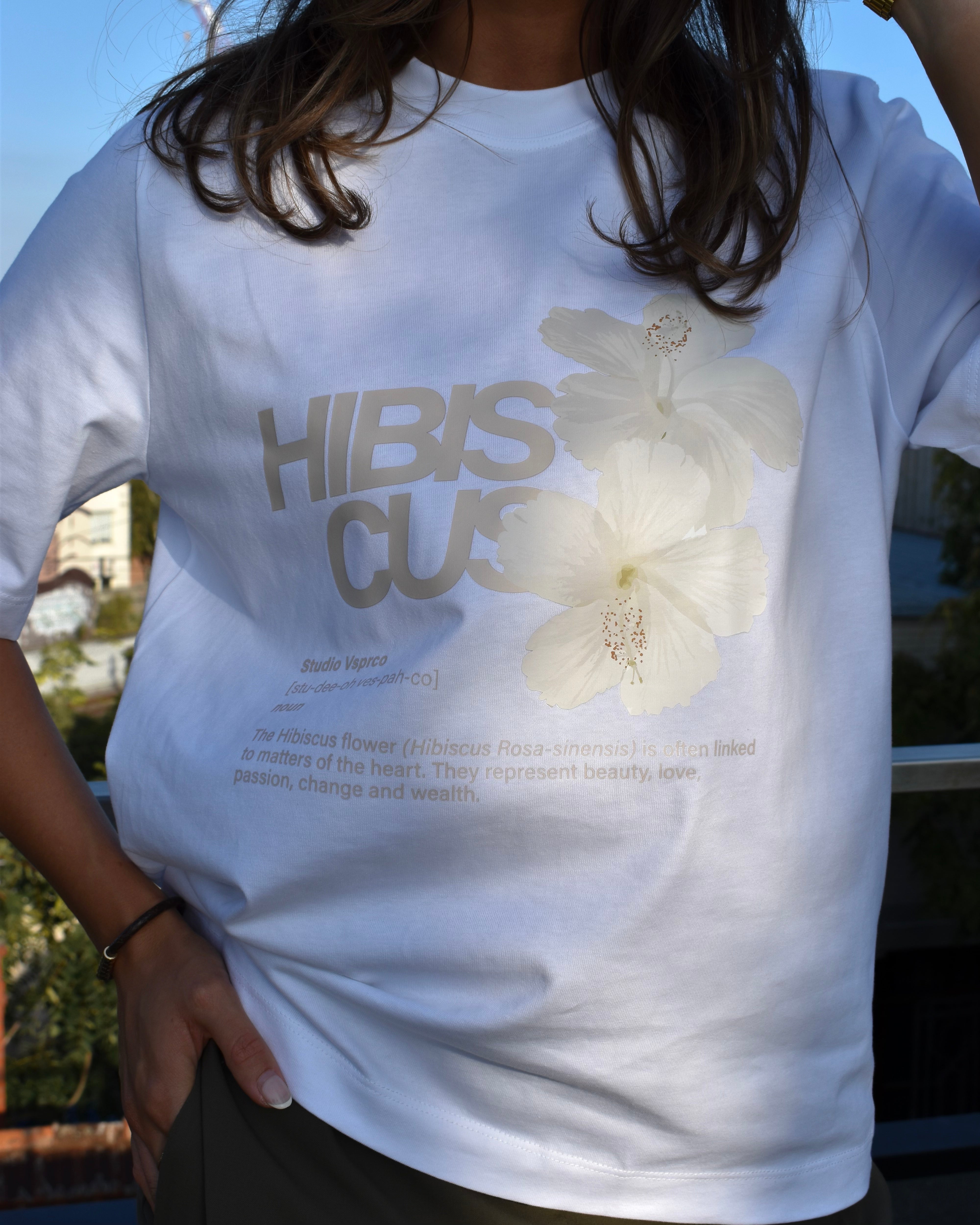 The Hibiscus Boyfriend Tee