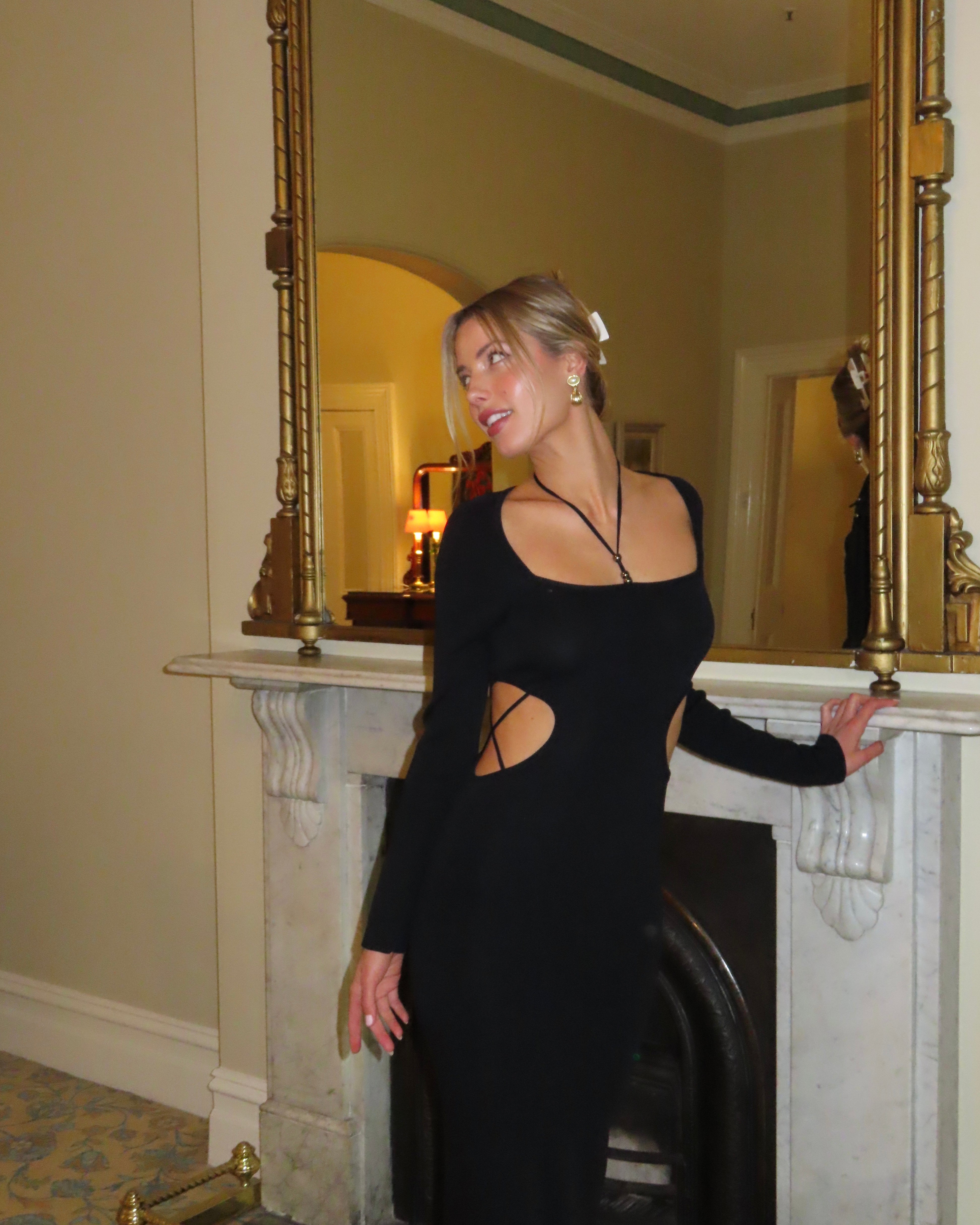 The Carmel Dress in Onyx