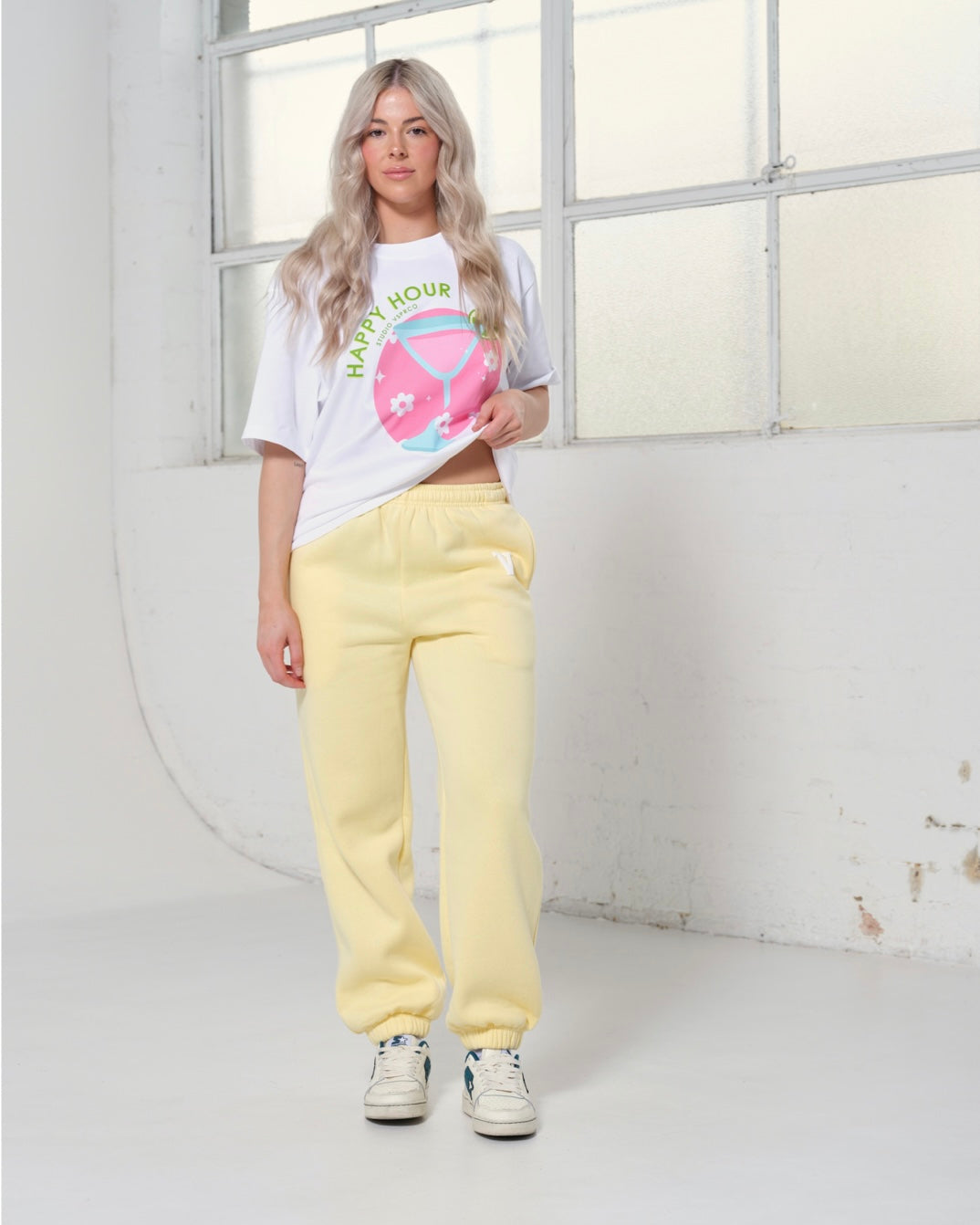 Baby Yellow VSPRCO College Trackpant